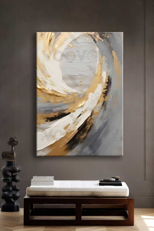 Soyut Dekoratif Kanvas Tablo - VOOV2641