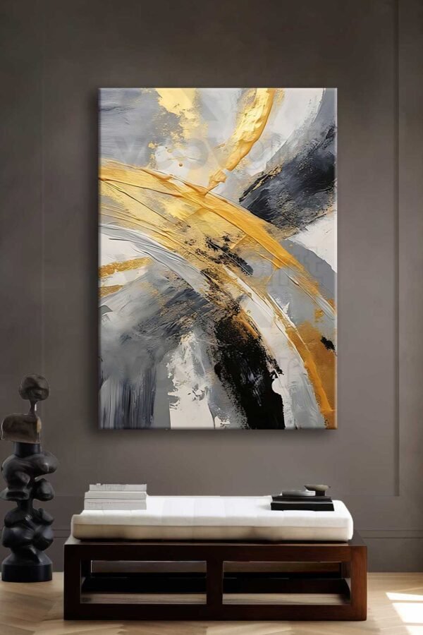 Soyut Dekoratif Kanvas Tablo - VOOV2642