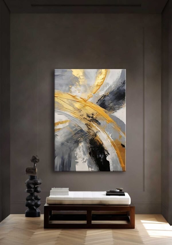 Soyut Dekoratif Kanvas Tablo - VOOV2642