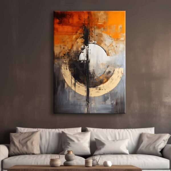 Soyut Dekoratif Kanvas Tablo - VOOV2654