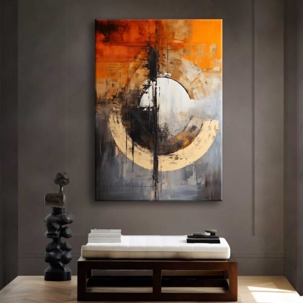 Soyut Dekoratif Kanvas Tablo - VOOV2654