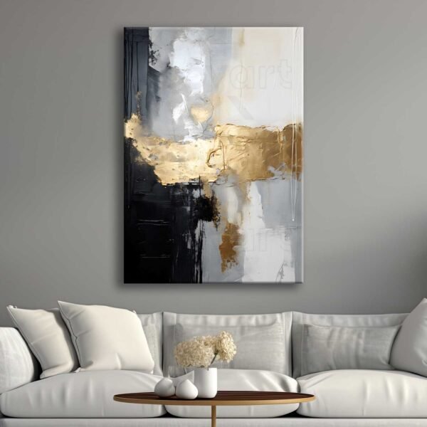 Soyut Dekoratif Kanvas Tablo - VOOV2656