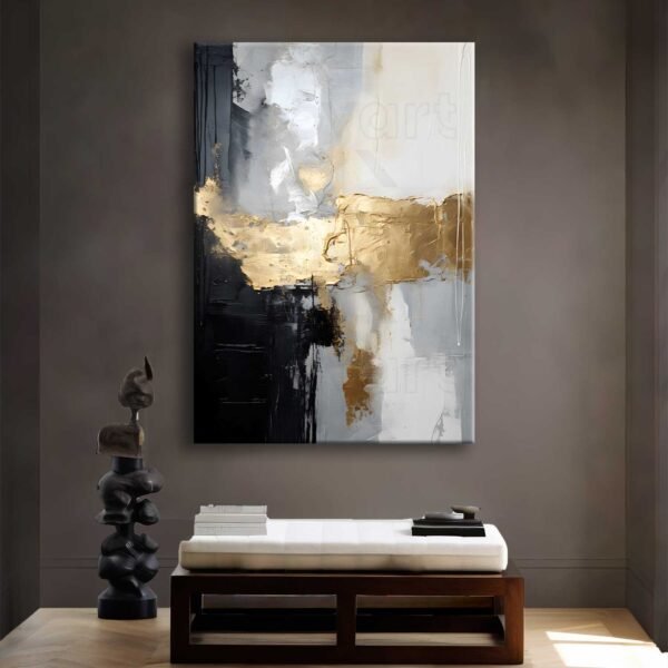 Soyut Dekoratif Kanvas Tablo - VOOV2656