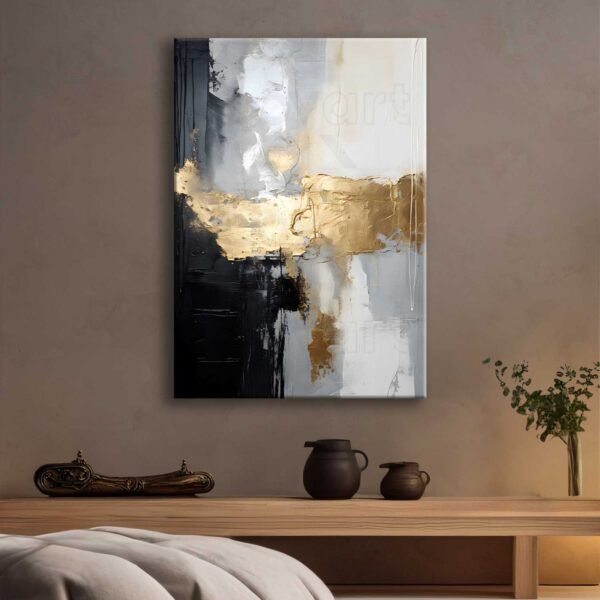 Soyut Dekoratif Kanvas Tablo - VOOV2656