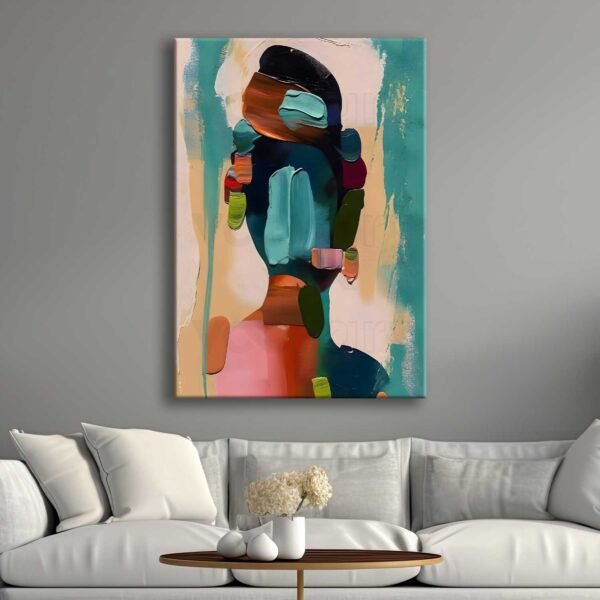 Abstract Women Dekoratif Kanvas Tablo - VOOV2658