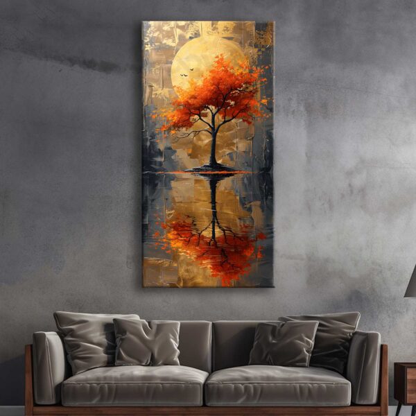Dekoratif Ağaç Kanvas Tablo -VOOV2661