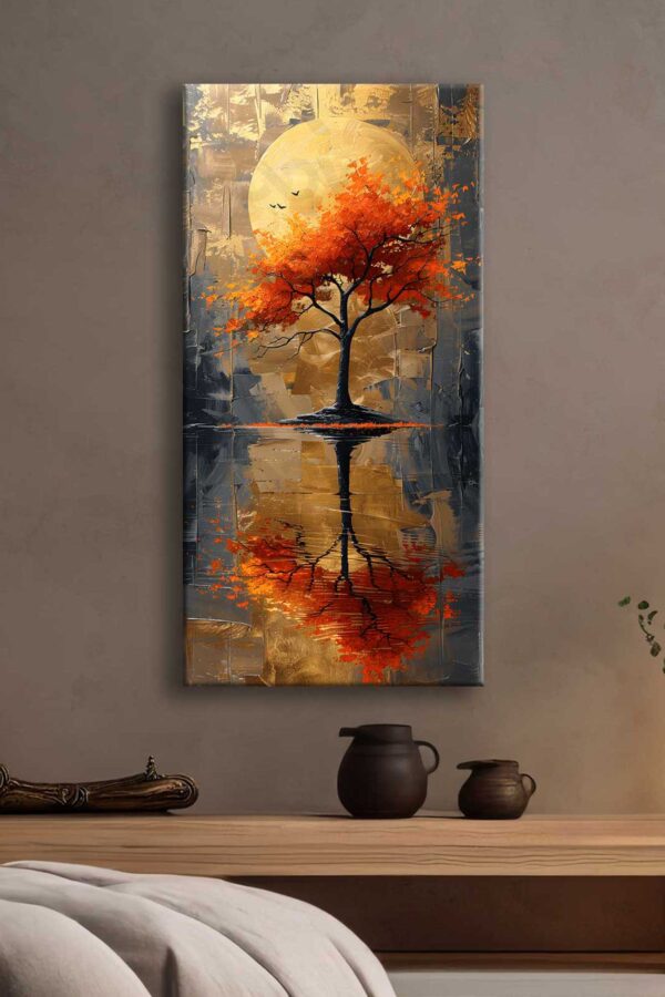 Dekoratif Ağaç Kanvas Tablo -VOOV2661