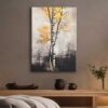 Soyut Ağaç Manzara Dekoratif Kanvas Tablo - VOOV2665