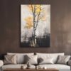 Soyut Ağaç Manzara Dekoratif Kanvas Tablo - VOOV2665