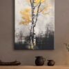 Soyut Ağaç Manzara Dekoratif Kanvas Tablo - VOOV2665