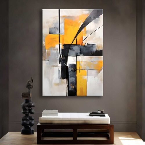 Soyut Dekoratif Kanvas Tablo - VOOV2668