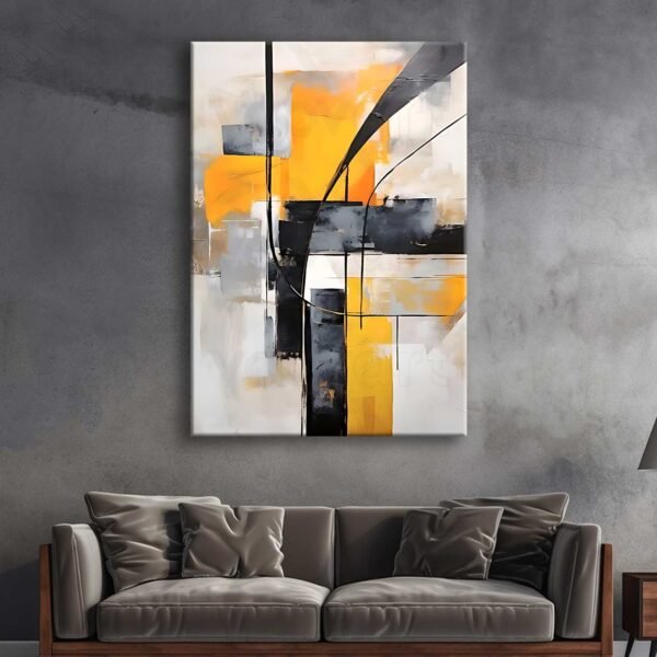 Soyut Dekoratif Kanvas Tablo - VOOV2668