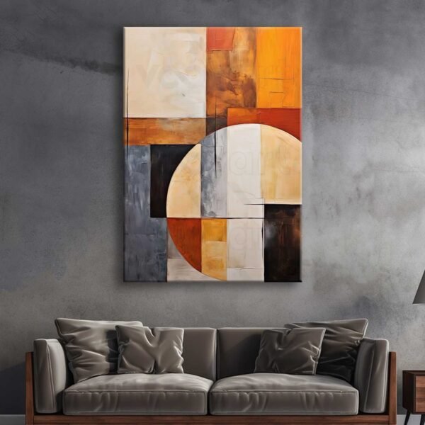 Soyut Dekoratif Kanvas Tablo - VOOV2669