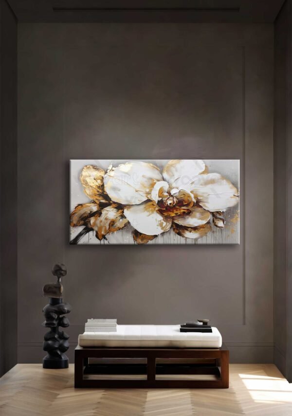 Dekoratif Çiçek Kanvas Tablo - VOOV2692