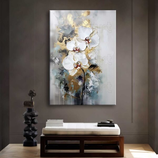 Dekoratif Çiçek Kanvas Tablo - VOOV2693