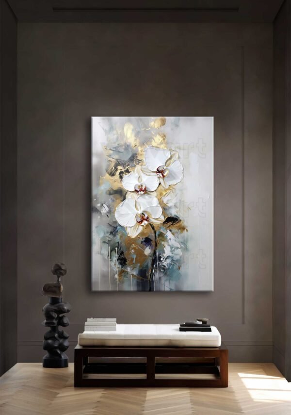 Dekoratif Çiçek Kanvas Tablo - VOOV2693