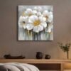 Dekoratif Soyut Çiçek Kanvas Tablo - VOOV2720