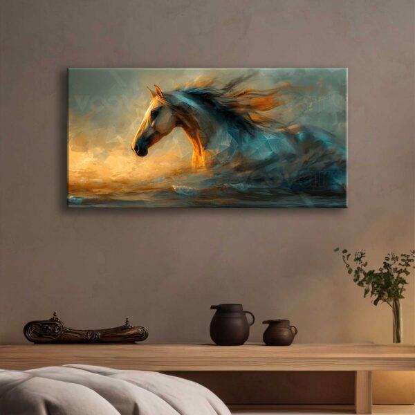 Fantastik Dekoratif At Kanvas Tablo -VOOV2729