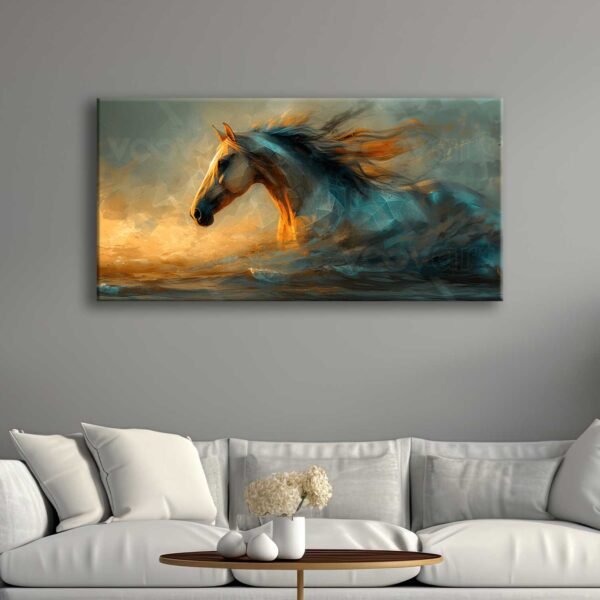 Fantastik Dekoratif At Kanvas Tablo -VOOV2729