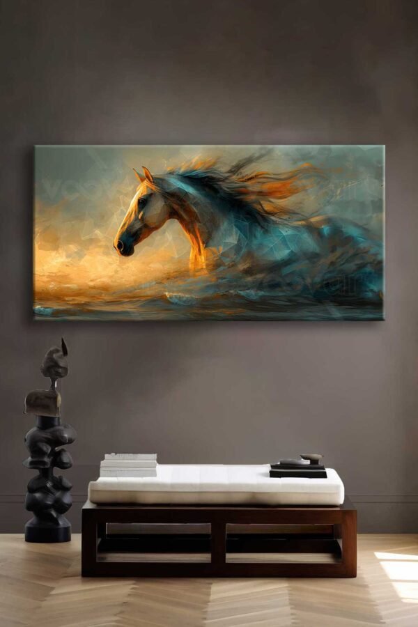 Fantastik Dekoratif At Kanvas Tablo -VOOV2729