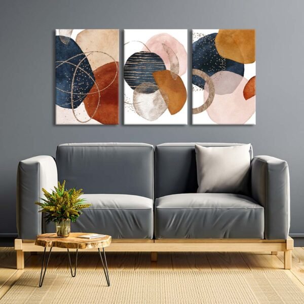 Kanvas Duvar Tablosu 3'lü Canvas Tablo Seti - VOOV4071