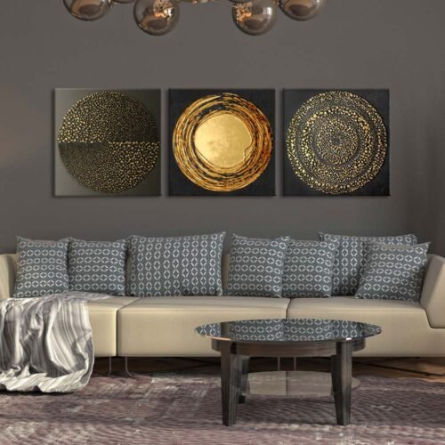 Kanvas Duvar Tablosu 3'lü Canvas Tablo Seti - VOOV4073