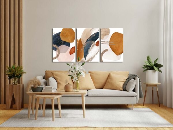 Kanvas Duvar Tablosu 3'lü Canvas Tablo Seti - VOOV4075