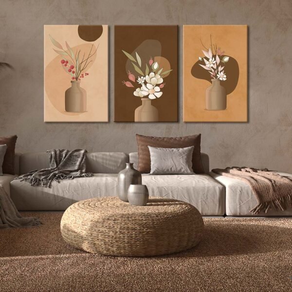 Kanvas Duvar Tablosu 3'lü Canvas Tablo Seti - VOOV4079