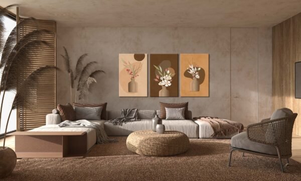 Kanvas Duvar Tablosu 3'lü Canvas Tablo Seti - VOOV4079