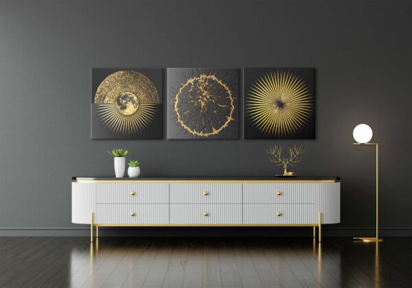 Kanvas Duvar Tablosu 3'lü Canvas Tablo Seti - VOOV4080