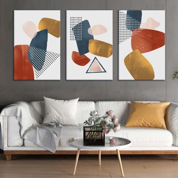 Kanvas Duvar Tablosu 3'lü Canvas Tablo Seti - VOOV4121