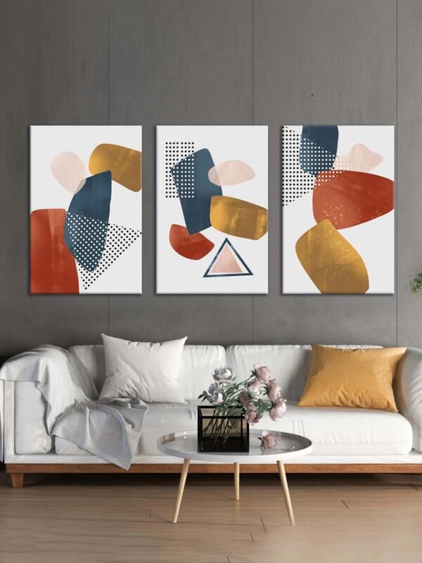 Kanvas Duvar Tablosu 3'lü Canvas Tablo Seti - VOOV4121