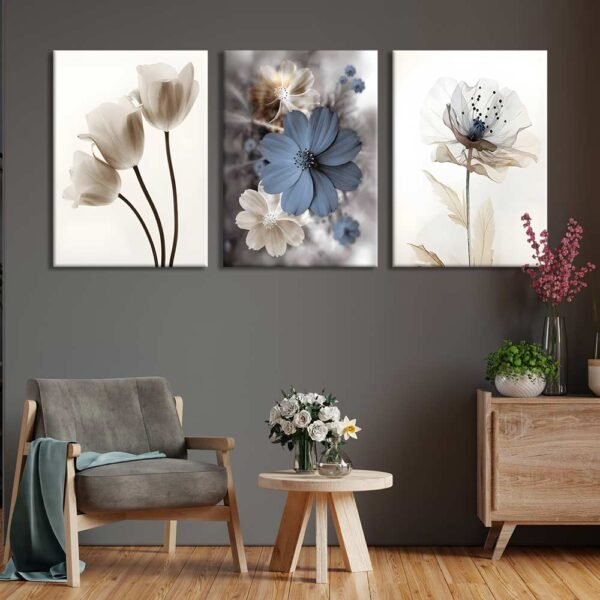 Kanvas Duvar Tablosu 3'lü Canvas Tablo Seti - VOOV4126