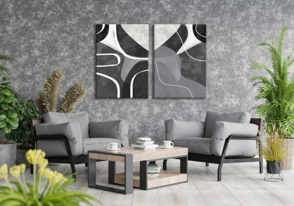 Kanvas Duvar Tablosu 2'li Canvas Tablo Seti - VOOV4137