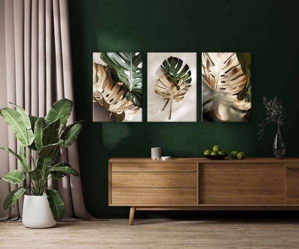 Kanvas Duvar Tablosu 3'lü Canvas Tablo Seti - VOOV4142