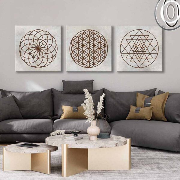 voov4160-1.jpg Kanvas Duvar Tablosu 3'lü Canvas Tablo Seti - VOOV4160