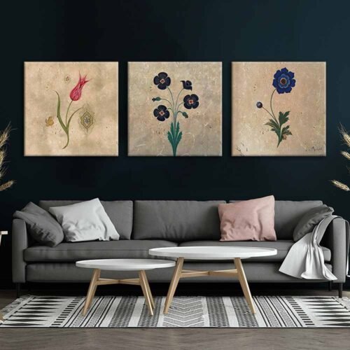 Kanvas Duvar Tablosu 3'lü Canvas Tablo Seti - VOOV4168