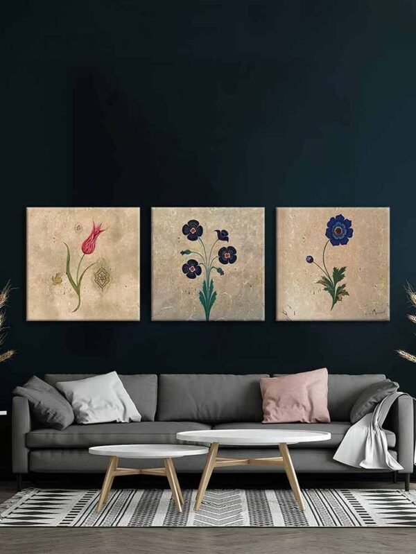 Kanvas Duvar Tablosu 3'lü Canvas Tablo Seti - VOOV4168