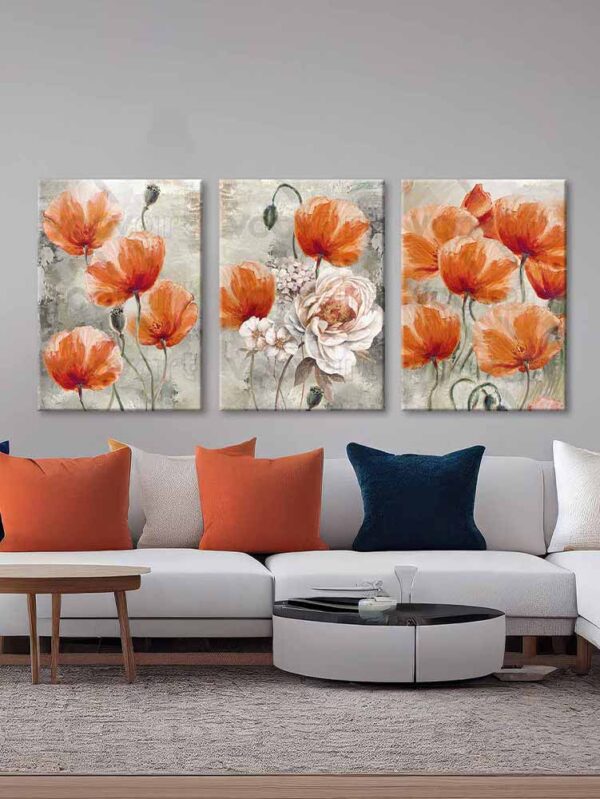 Kanvas Duvar Tablosu 3'lü Canvas Tablo Seti - VOOV4172