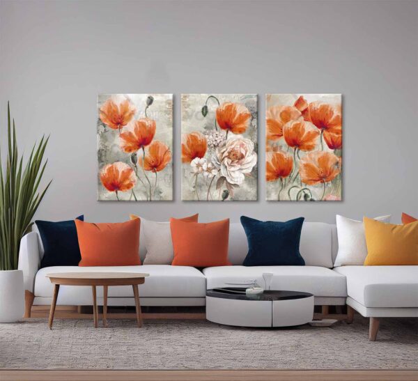 Kanvas Duvar Tablosu 3'lü Canvas Tablo Seti - VOOV4172