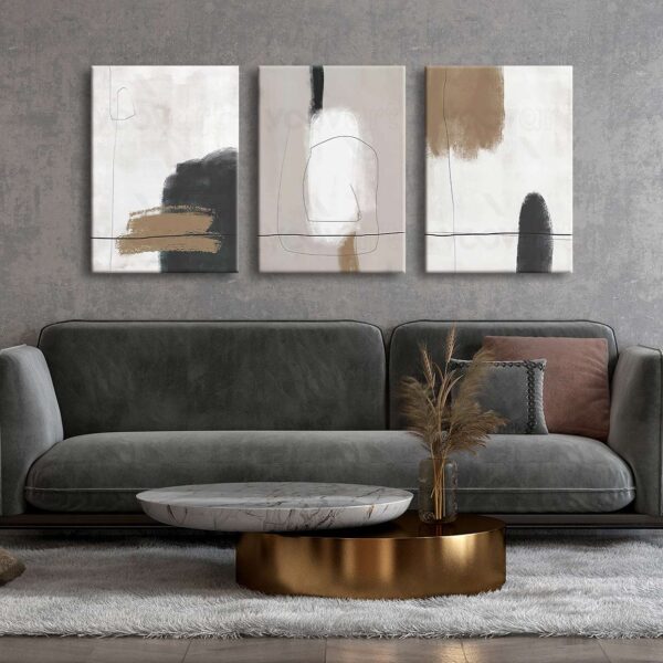 Kanvas Duvar Tablosu 3'lü Canvas Tablo Seti - VOOV4187