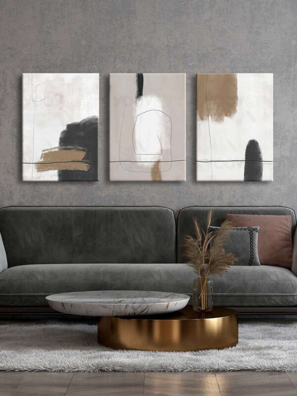 Kanvas Duvar Tablosu 3'lü Canvas Tablo Seti - VOOV4187
