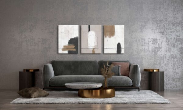 Kanvas Duvar Tablosu 3'lü Canvas Tablo Seti - VOOV4187