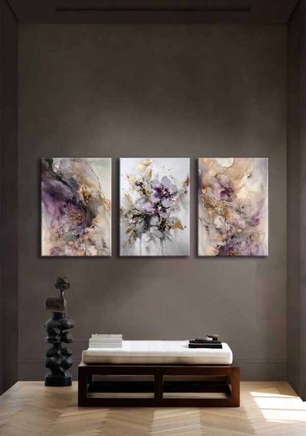 Kanvas Duvar Tablosu 3'lü Canvas Tablo Seti - VOOV4199