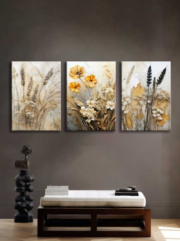 Kanvas Duvar Tablosu 3'lü Canvas Tablo Seti - VOOV4200