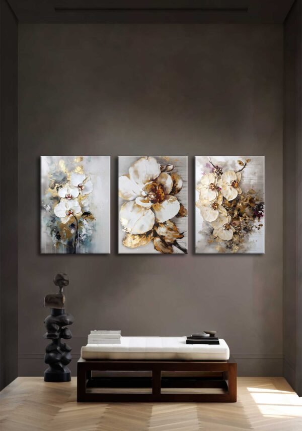 Kanvas Duvar Tablosu 3'lü Canvas Tablo Seti - VOOV4203