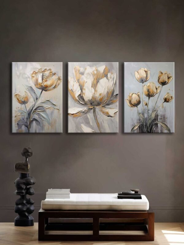 Kanvas Duvar Tablosu 3'lü Canvas Tablo Seti - VOOV4206