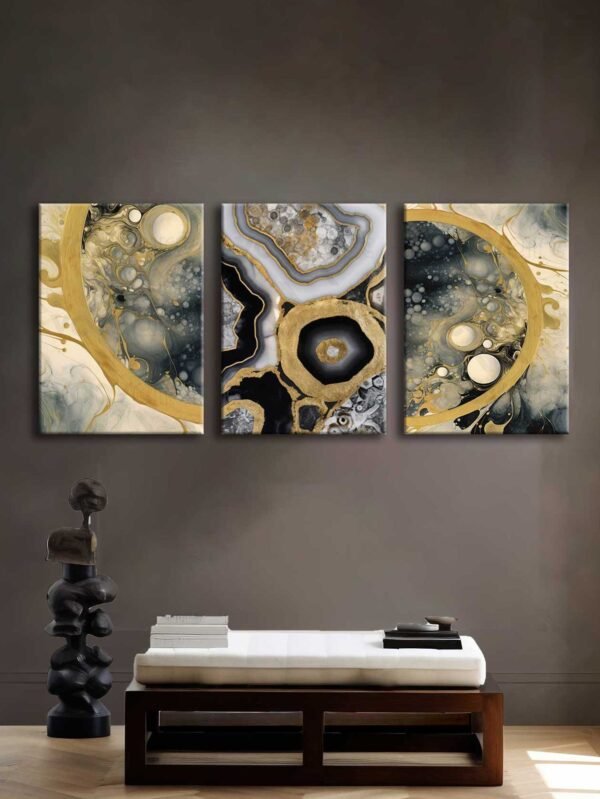 Kanvas Duvar Tablosu 3'lü Canvas Tablo Seti - VOOV4212