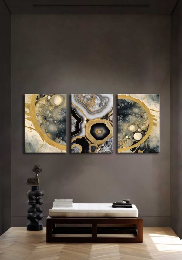 Kanvas Duvar Tablosu 3'lü Canvas Tablo Seti - VOOV4212