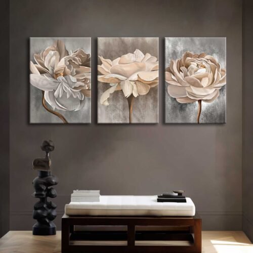 Kanvas Duvar Tablosu 3'lü Canvas Tablo Seti - VOOV4218